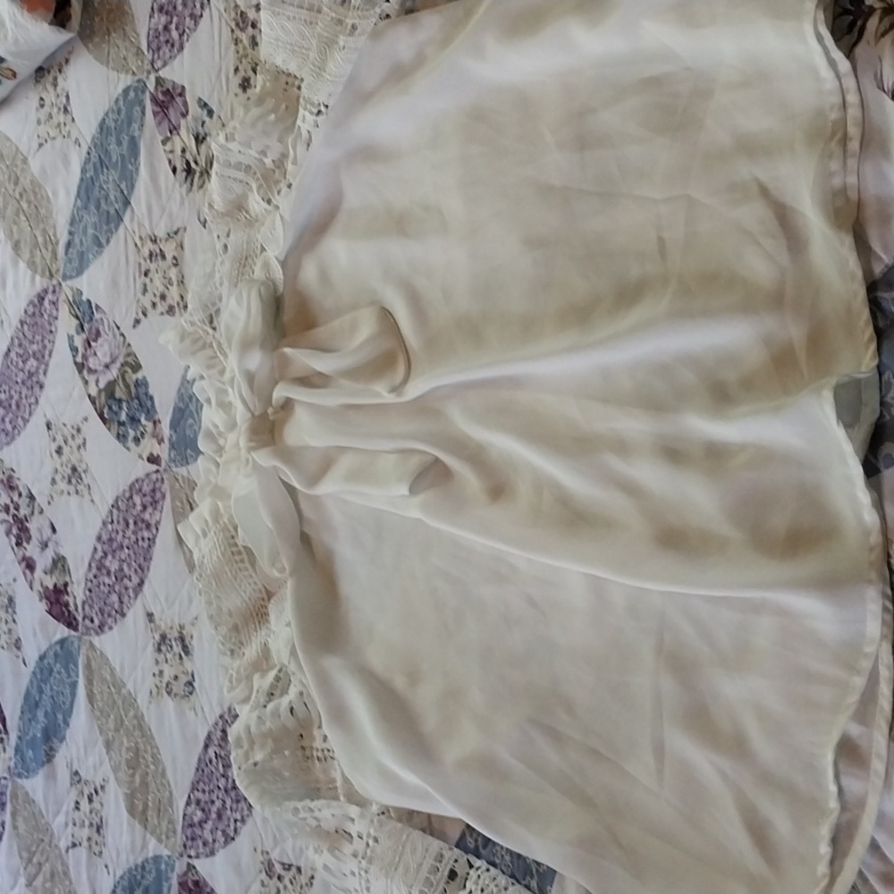 High neck long sleeve blouse. Size medium.